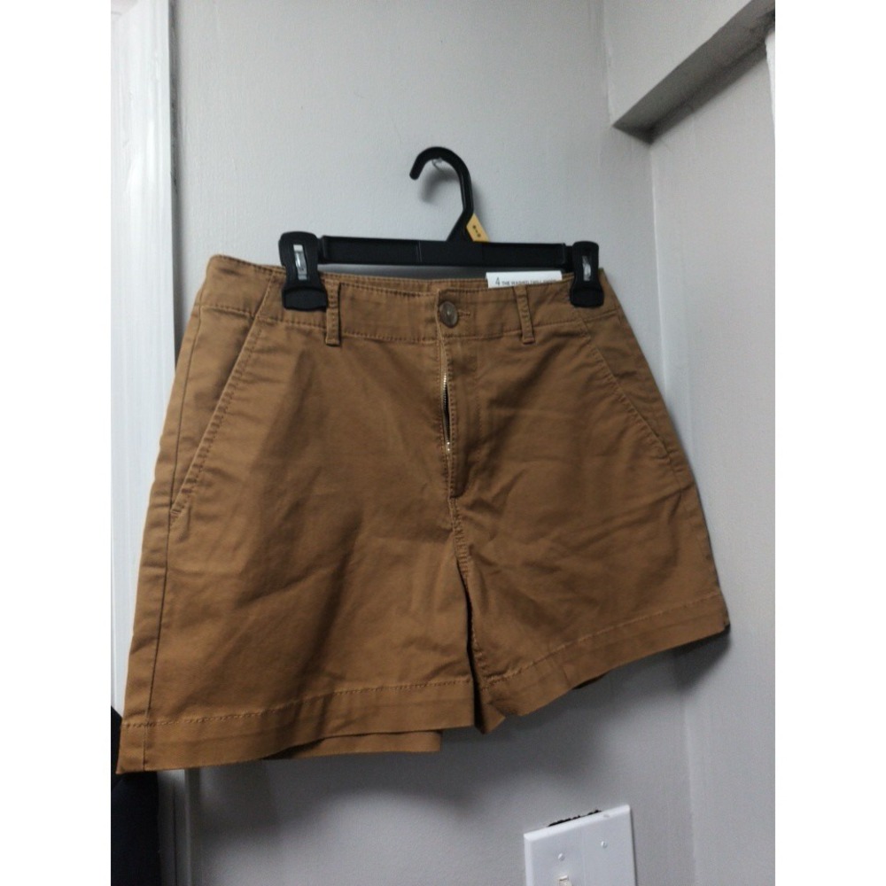 Loft Shorts Washed Cotton Twill Shorts size 4 New